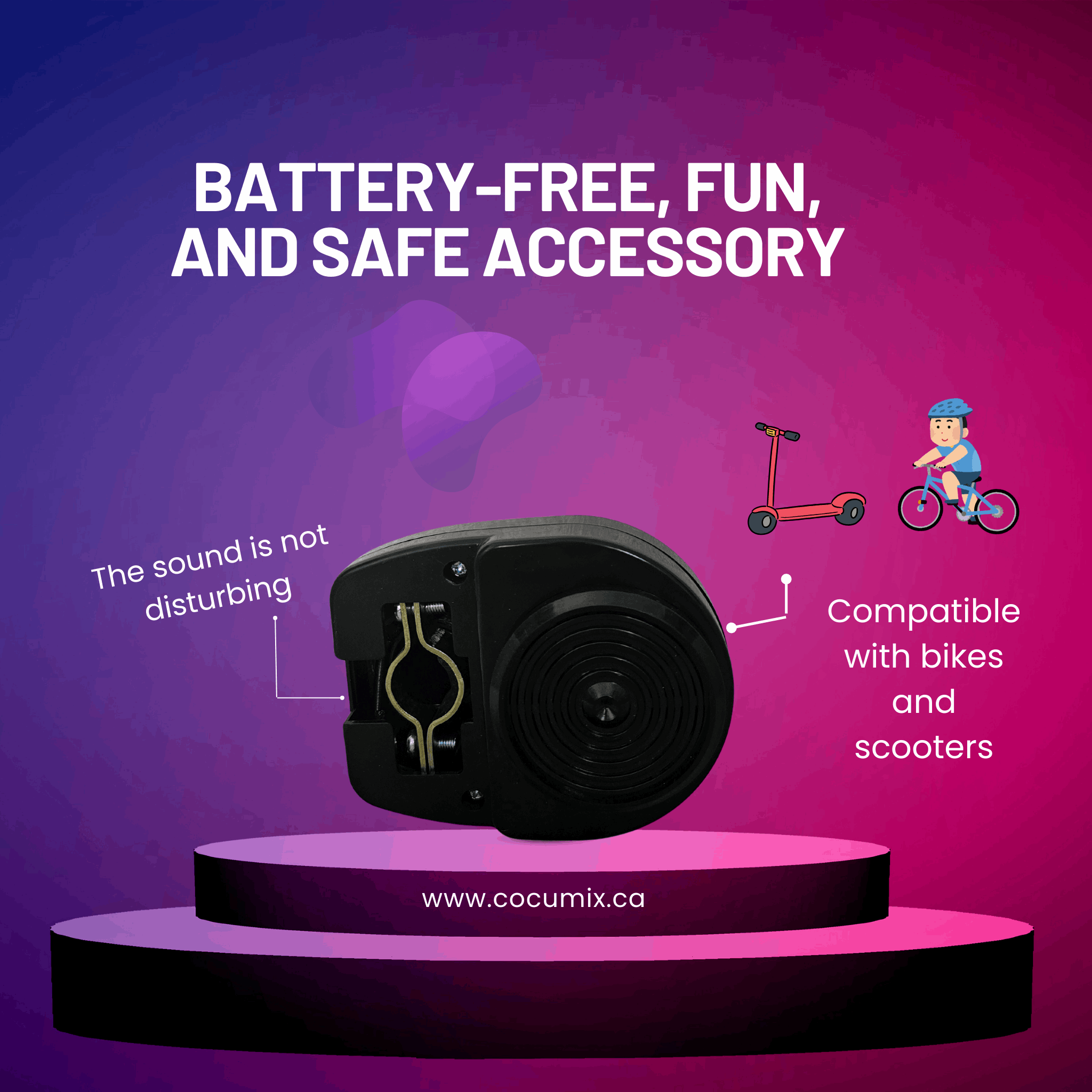 Motor Sound Horn for Bike & Scooter β Battery-Free Twist Throttle
